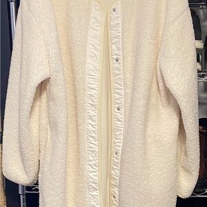Wilfred Cream Cardigan Sweater